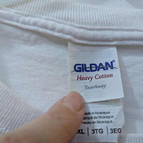 Planet Fitness T Shirt Employee Uniform White Spell Out Mens 3X - Picture 4 of 8